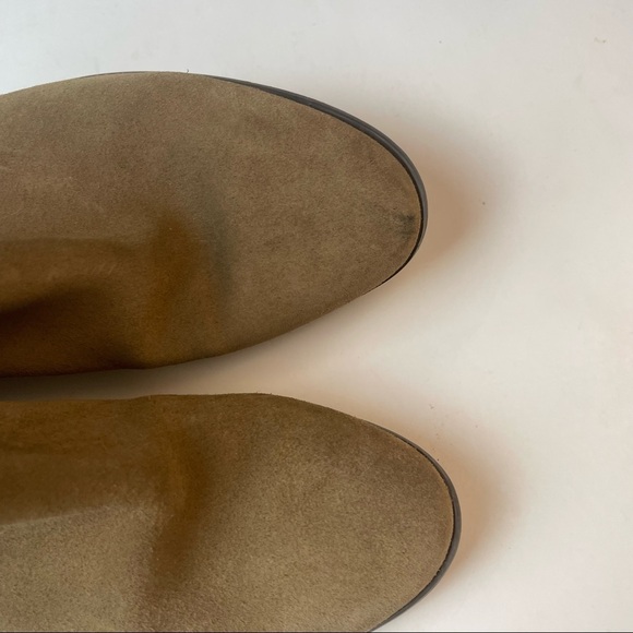 Sole Society Tan Mesh Heeled Ankle Booties Size 7 - Picture 8 of 8